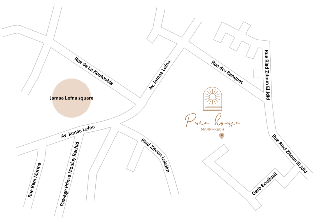 map pure house riad