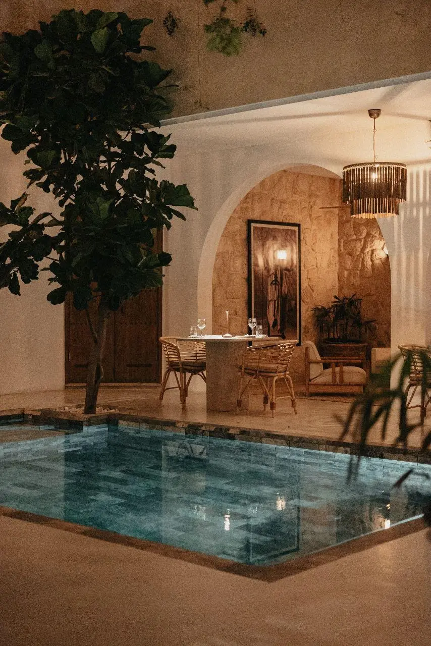 Peaceful and romantic luxury riad ideally located near the iconic Koutoubia Mosque in the heart of Marrakech.