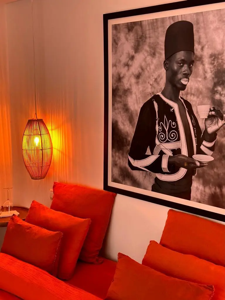 Beautifully designed interior of a Pure House Marrakech room, highlighting peace and exclusivity