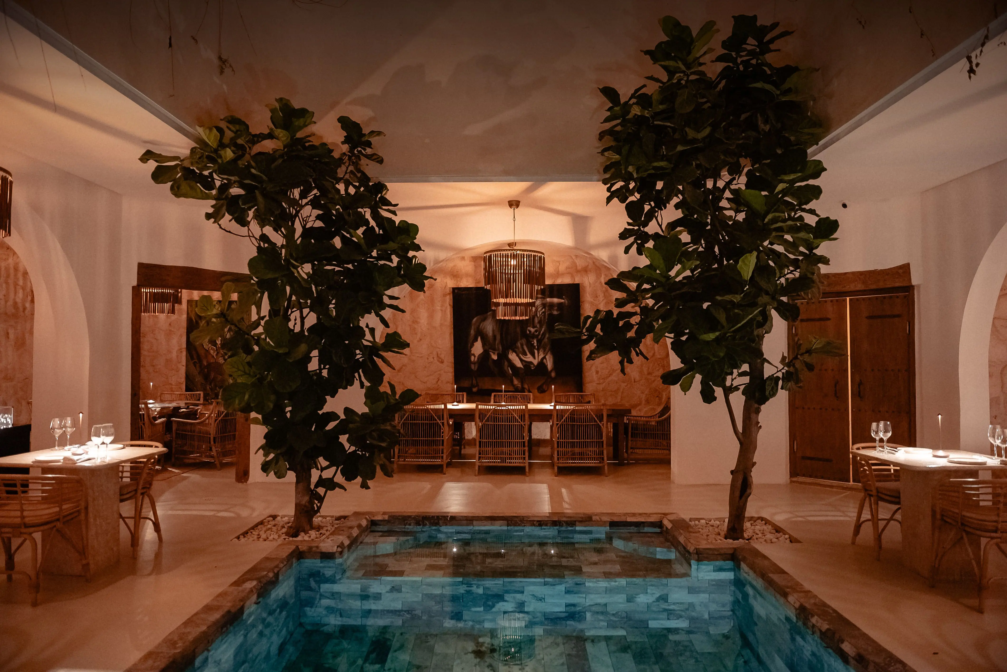 Fresh flowers and a warm welcome at a Marrakech Riad