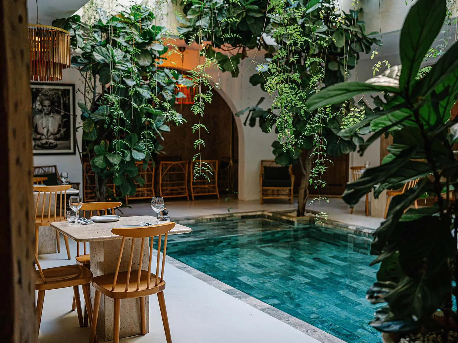 Beautiful traditional Moroccan lanterns providing warm lighting